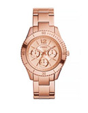 Fossil Stella Analog Stainless Steel Watch - ROSE GOLD
