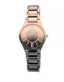 Anne Klein Rose-Goldtone and Black Gradient Watch - TWO TONE