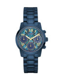 Guess Mini Sunrise Blue Python Stainless Steel Bracelet Watch - BLUE