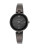 Anne Klein Ladies Black Tone Analog Semi-Bangle Watch AK-1725GYGY - BLACK