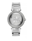 Michael Kors Stainless Steel Parker Watch with Pave Dial MK5925 - SILVER