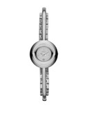 Marc By Marc Jacobs Dinky Donut Silver Bangle Watch - SILVER