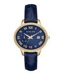 Michael Kors Whitley Pave Analog Watch - BLUE