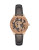 Guess Chelsea Rose Gold Stainless Steel and Leather Strap Watch - ROSEGOLD