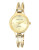 Anne Klein Ladies Double Bar Semi-Bangle Watch With A Diamond Accent Ak-1942CHGB - GOLD