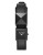 Karl Lagerfeld Analog Demi Stud Leather Watch - BLACK
