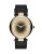 Marc By Marc Jacobs Dotty Goldtone Stainless Steel Leather Strap Watch - BLACK