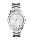 Fossil Perfect Boyfriend Stainless Steel Analog Watch - SILVER