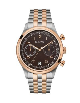 Bulova Classic Two-Tone Stainless Steel Chronograph Watch - TWO TONE