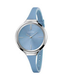 Calvin Klein Lively Silicone Stainless Steel Watch - BLUE