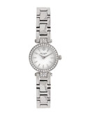 Kate Spade New York Gramercy Mini Stainless Steel Pave Watch - SILVER