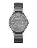 Michael Kors Kerry Grey Mother-of-Pearl Pave Watch - GREY