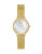 Guess Mother-of-Pearl Goldtone Stainless Steel Mesh Bracelet Watch - GOLD