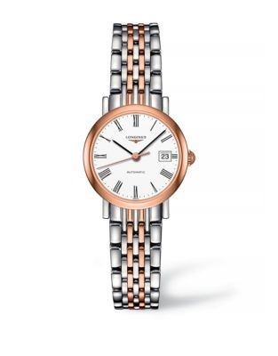 Longines Analog Rose Gold and Stainless Steel Watch - TWO TONE