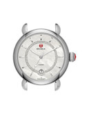 Michele CSX Stainless Steel Diamond-Encrusted Watch Head - SILVER