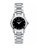 Movado Masino Stainless Steel and Diamond Watch - SILVER
