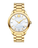 Movado Belli Goldtone Stainless Steel Watch - GOLD