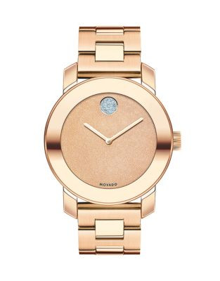 Movado Bold Analog Bold Rose Goldtone Watch - ROSE GOLD