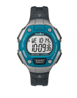 Timex Womens Digital Classic 30 Watch - BLUE/GREY