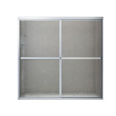 Soul 2-Panel Chrome Framed Tub Door 59 1/2 Inches