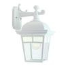 Imagine, Downlight Wall Mount, Frosted Pattern Glass Panels, White