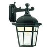 Imagine, Downlight Wall Mount, Frosted Pattern Glass Panels, Black