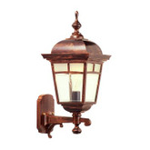 Imagine, Uplight Wall Mount, Frosted Pattern Glass Panels, Antique Copper