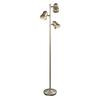 Silver Floor Lamp With Adjustable Heads