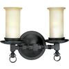 Santiago Collection Forged Black 2-light Wall Sconce
