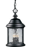 Ashmore Collection Textured Black 3-light Hanging Lantern