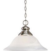 Bedford Collection Brushed Nickel 1-light Pendant