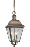 Andover Collection Antique Bronze 3-light Hanging Lantern