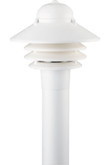 Newport Collection White 1-light Post Lantern