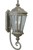 Crawford Collection Golden Baroque 3-light Wall Lantern
