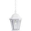 Welbourne Collection Textured White 1-light Hanging Lantern