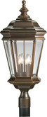 Crawford Collection Oil Rubbed Bronze 4-light Post Lantern