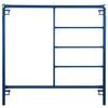 Metaltech SAFERSTACK Standard Mason Scaffold Frame 60 x 60 inches with Pins and Spring-Locks