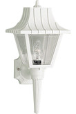 Mansard Collection White 1-light Wall Lantern