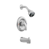 Adler 1 Handle Posi-Temp Tub/Shower Faucet with Multi Function Shower Head - Chrome Finish