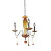 Rottura Collection 3 Light Amber Chandelier