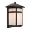 Residence Series, Black with Pearled Acrylic Diffuser, Wall Mount