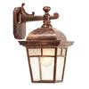 Imagine, Downlight Wall Mount, Frosted Pattern Glass Panels, Antique Copper