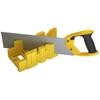 12 In. Plastic Mitre Box With Saw