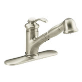 Fairfax Single-Control Pullout Kitchen Sink Faucet, Vibrant Brushed Nickel