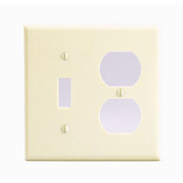 1-Switch 1-Recept Plate - Ivory