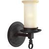 Santiago Collection Forged Black 1-light Wall Sconce