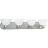 Avalon Collection Brushed Nickel 4-light Wall Bracket