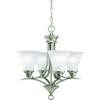 Trinity Collection Brushed Nickel 4-light Chandelier