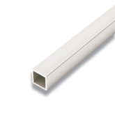 Metal Square Tube Satin Clear 3/4 In. x 3/4 In. x 8 Ft.