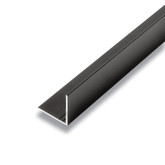 Metal Angle Black 1 In. x 1 In. x 8 Ft.